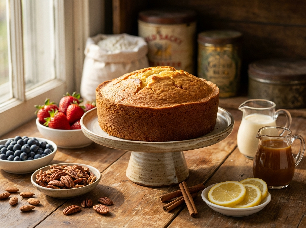 Custom Pound Cake Ingredients